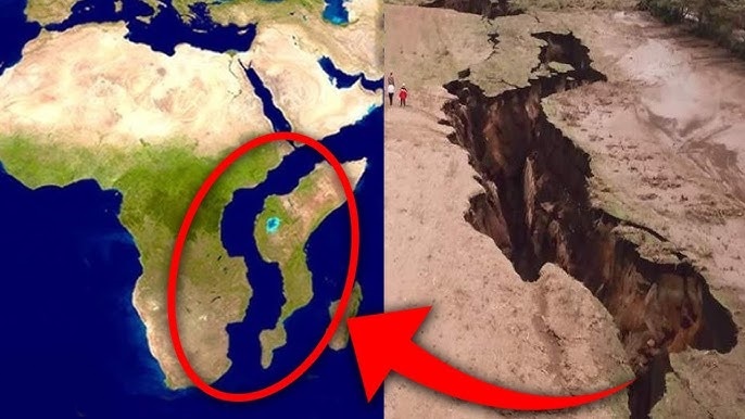 National Geographic confirma que a &Aacute;frica est&aacute; se partindo e dar&aacute; origem a um novo mar
